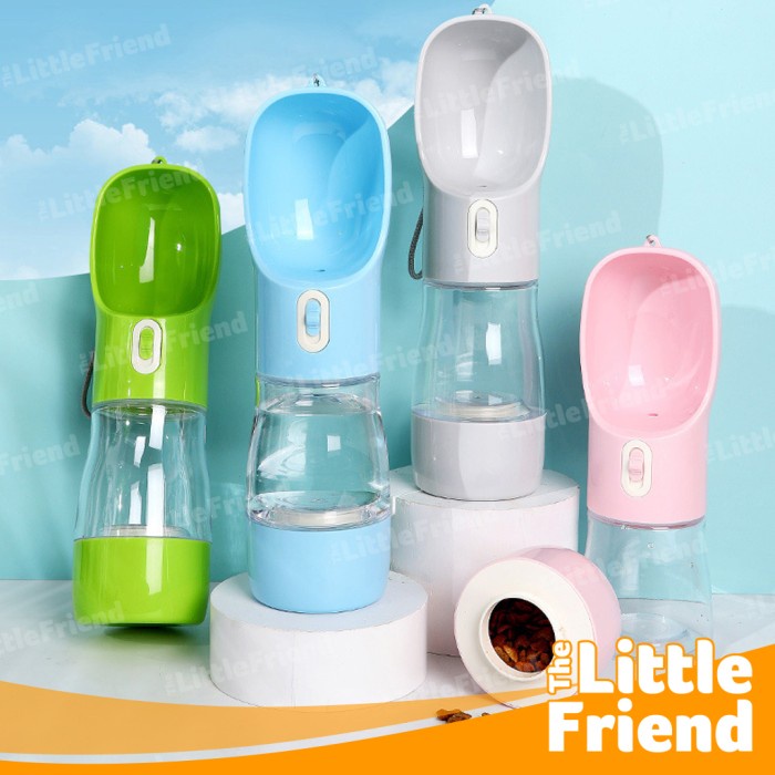 Botol Minum Hewan Anjing Kucing Portable Travel DUAL USE Cup Drinker