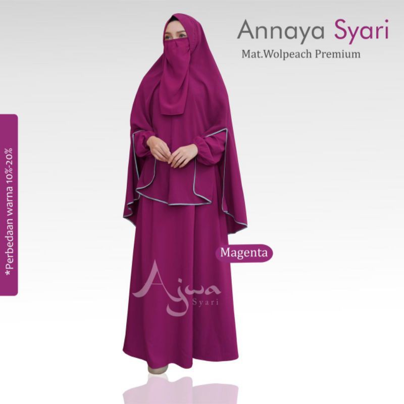 ORIGINAL Annaya syari by Ajwa Syari