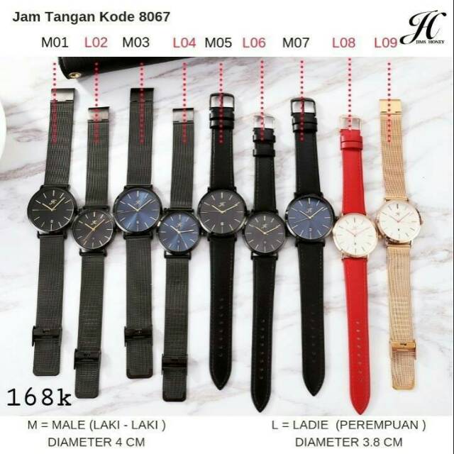Jam JimsHoney kode 8067