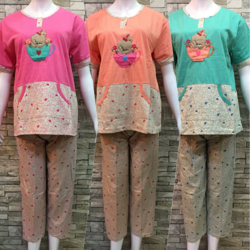 CP SIELIE WARNA | BAJU TIDUR DEWASA| PIYAMA | COD-3