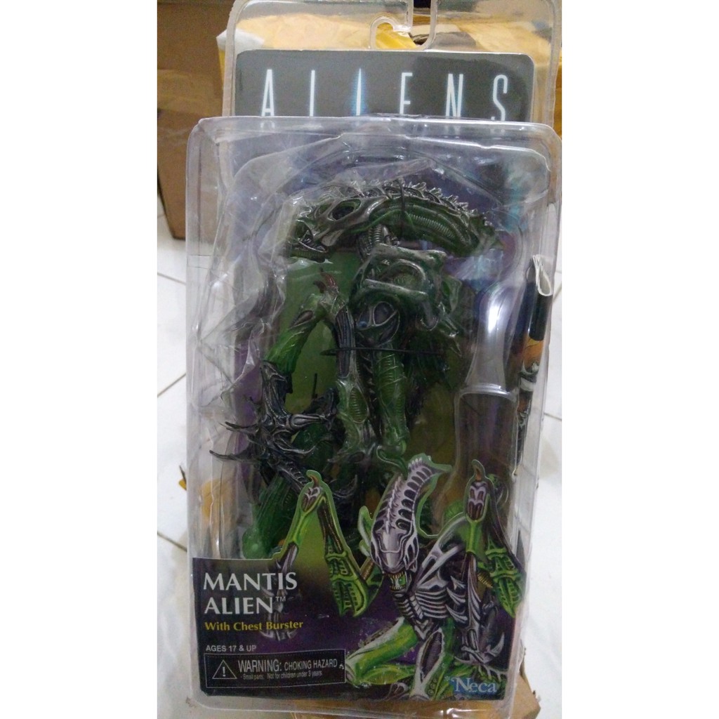 Action figure NECA mantis alien with chest burster  ER-1917