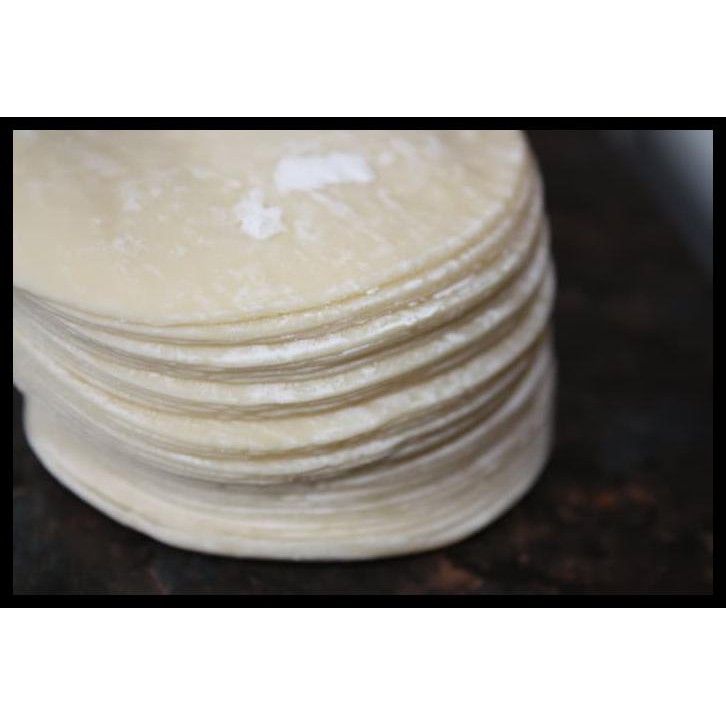 

Termurah Kulit Gyoza / Siomay / Dimsum Bentuk Bulat isi 50 lembar uk 11cm
