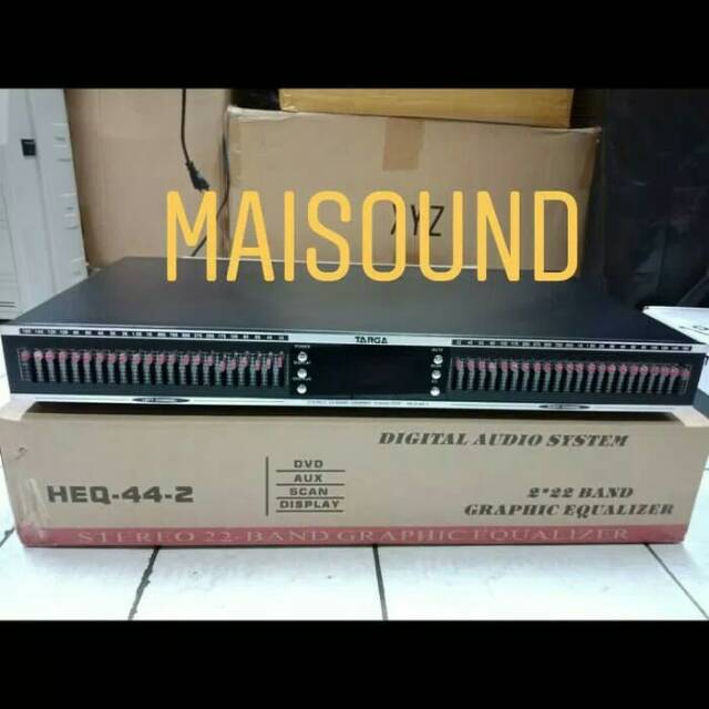 EQUALIZER 2 X 22 Channel TARGA HEQ 44-2
