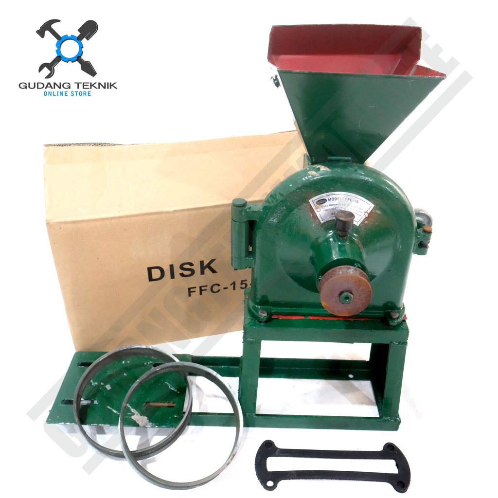 Mesin Giling Tepung FFC15 JM / Mesin Gilingan Penggiling Penepung Tepung FFC 15  Disk mill FFC-15 JM