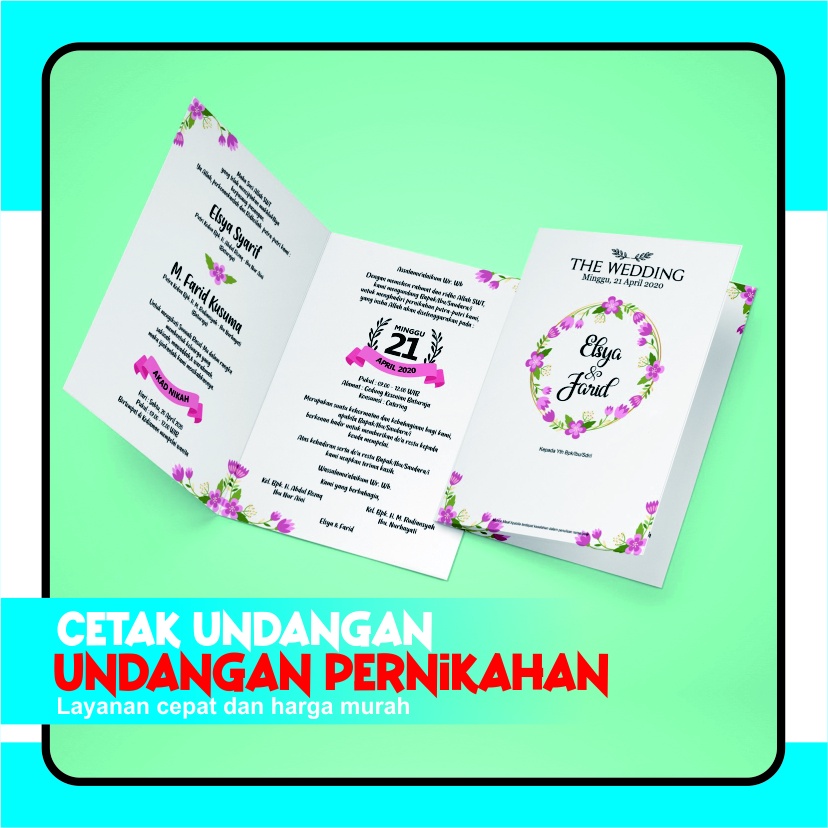 Undangan Pernikahan Rustic Unik Murah & Elegan/ undangan pernikahan