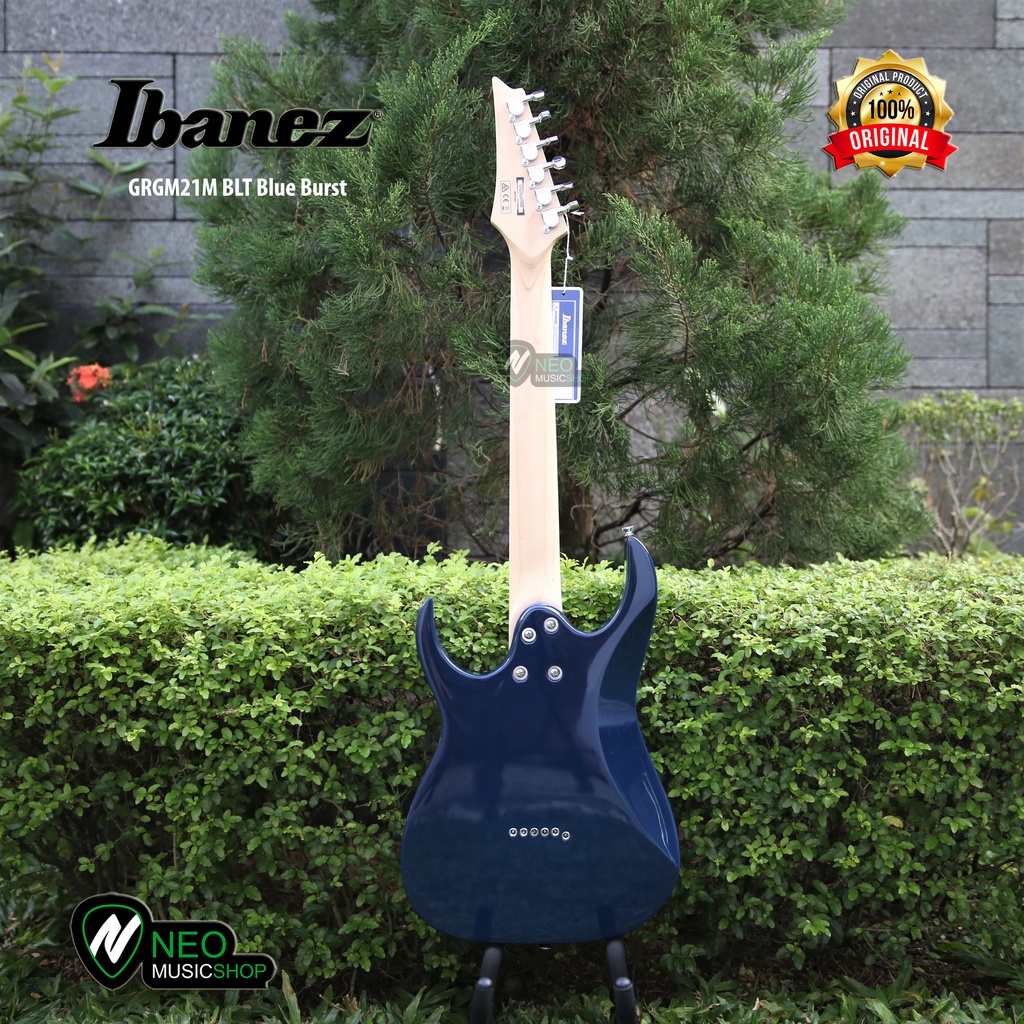 Ibanez GRGM21M BLT 3/4 Size Mikro Electric Guitar - Blue Burst Finish