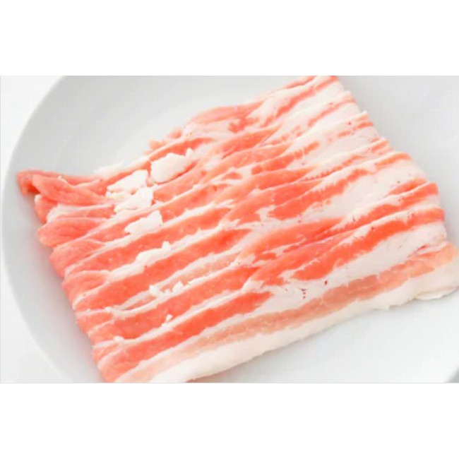 

Samcan Slice Import / Pork Belly Slice / SamGyeopSal Korean Bbq - tebal 2-3 mm berat 500 gram
