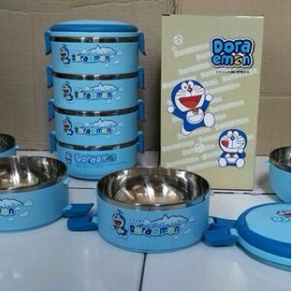 Lunchbox (rantang stainless) Doraemon susun 4