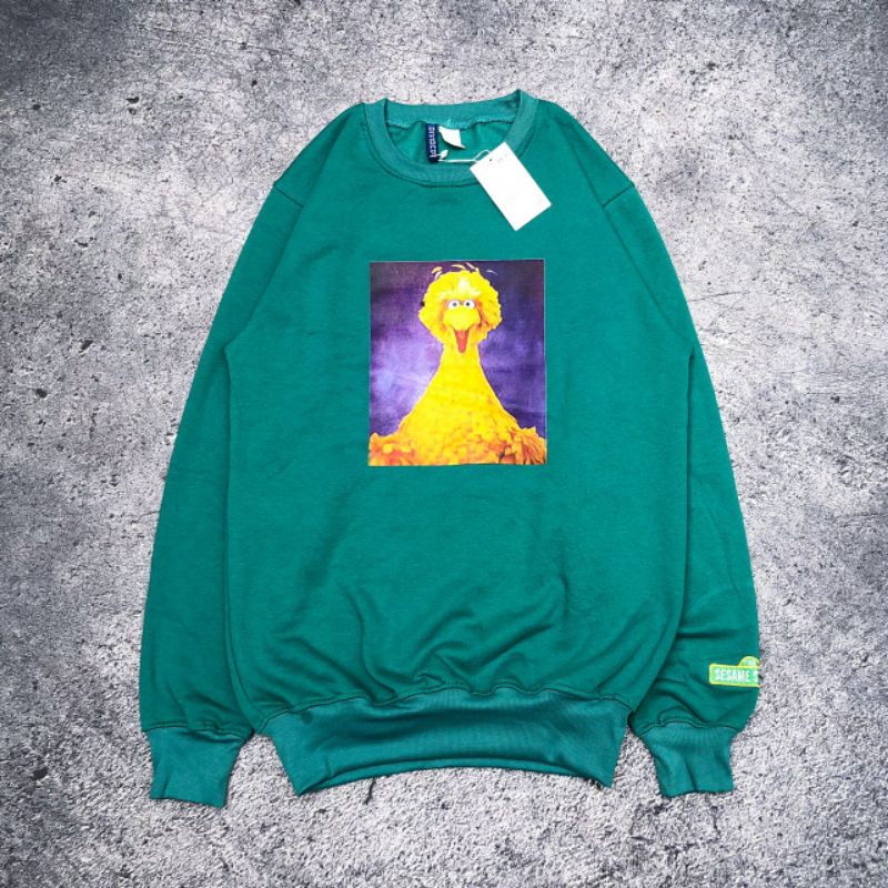 Sweetshirt Crewneck HnM Sesame Street