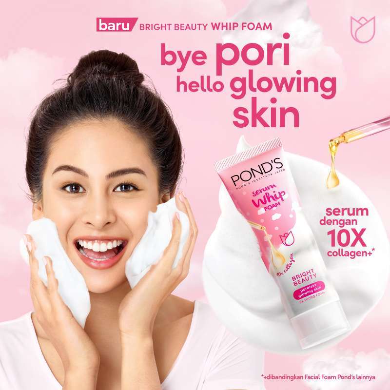 Pond's Bright Beauty Whip Facial Foam Sabun Wajah