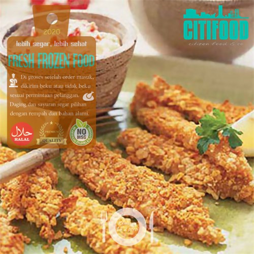 

Tortilla Fish Strips | Strip Ikan Tortilla | Frozen