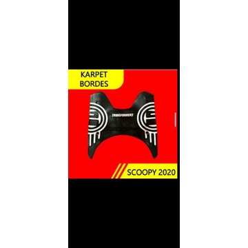 Karpet bordes scoopy 2020 Alas kaki scoopy