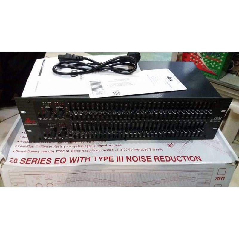 Equalizer Dbx 2231 ekualiser dbx2231