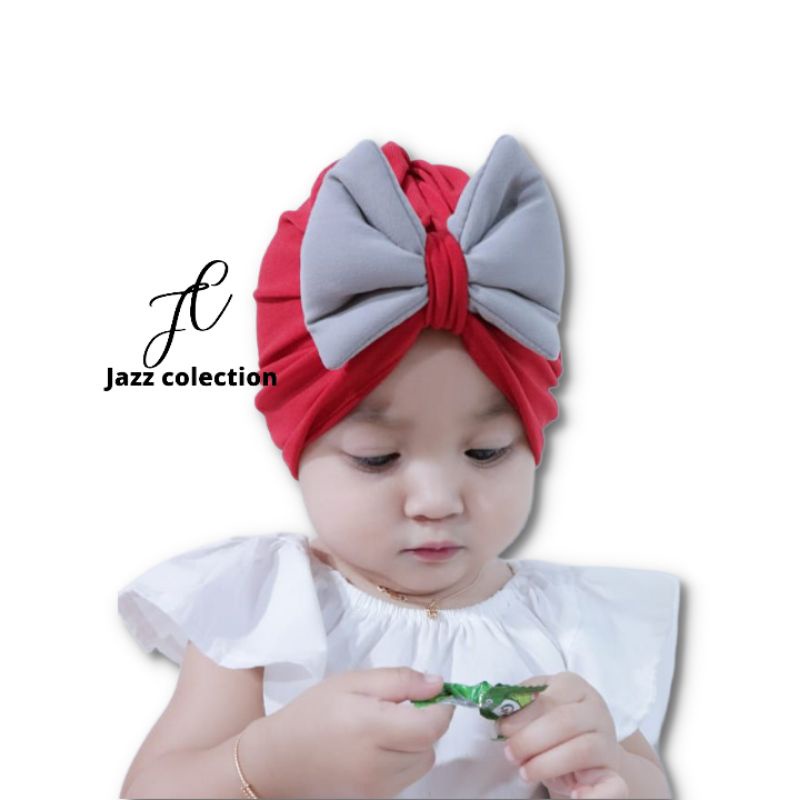 turban bayi pita kombinasi turban bayi perempuan ciput bayi lucu anak baru lahir aksesoris anak cewe