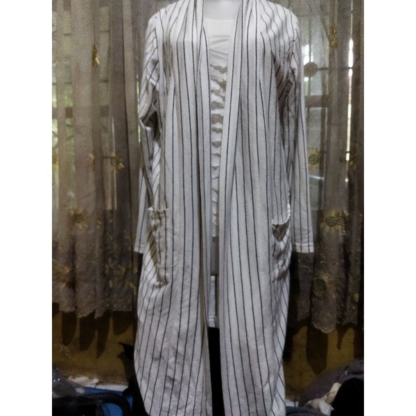 PL LONG CARDIGAN BRANDED SALUR TOP MARKOTOP