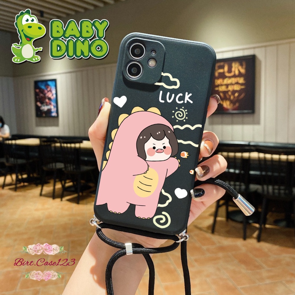 SOFTCASE SILIKON SLINGCASE TALI LANYARD STRAP PHONE MACARON PELINDUNG KAMERA BABY DINO OPPO VIVO SAMSUNG XIAOMI REDMI REALME IPHONE ALL TYPE BC6327