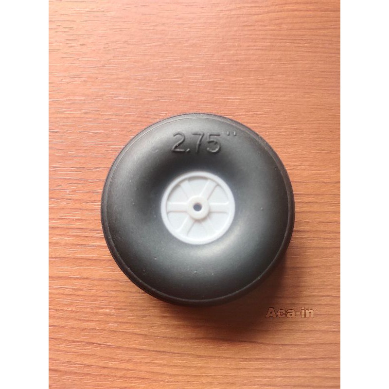 Roda Pesawat RC Bahan Karet PU 70mm 2.75"