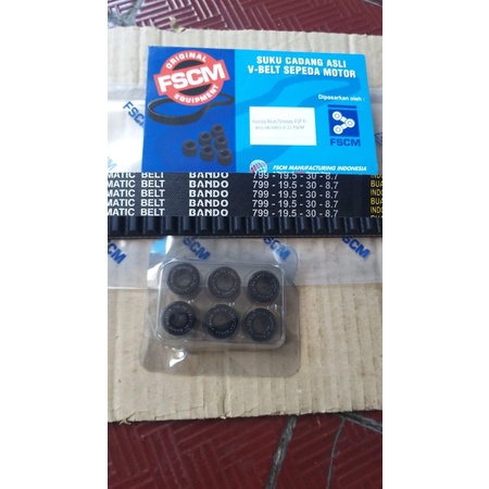 v-BELT kit fscm Scoopy /beat plus roler