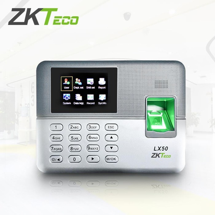 Fingerprint Mesin Absensi Zkteco LX50 Time Attendance Absen Perusahaan / Pabrik  / Kantor Zkteco LX14