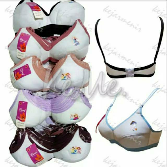 1 LUSIN BH CERIA SPORT | BH PELAJAR | BH TANPA KAWAT