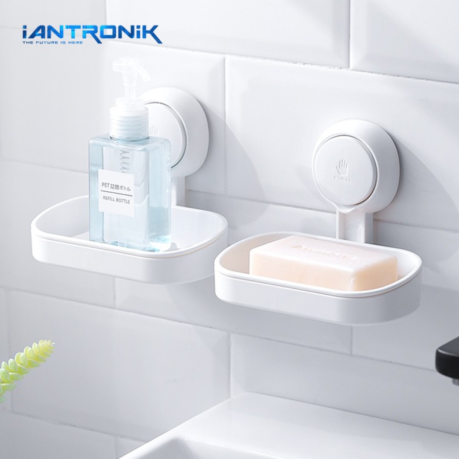 KIYOTE Soap Holder Vacuum Suction Cup Hook - Tatakan Tempat Sabun Tempel Dinding