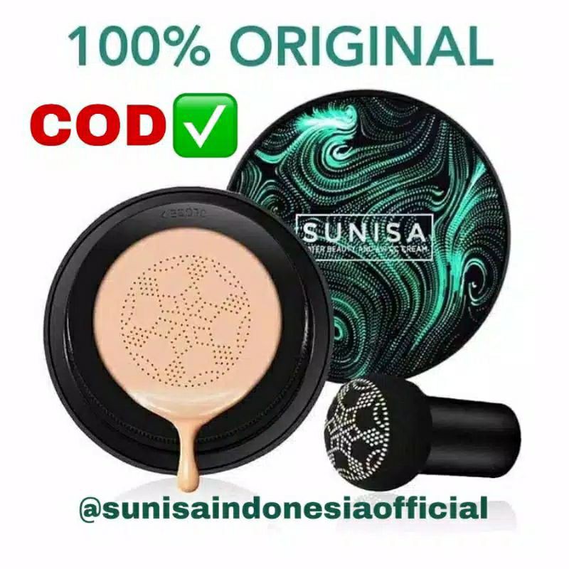 SUNISA MUSHROOM ORIGINAL / BEDAK SUNISA HEAD AIR CUSHION CREAM
