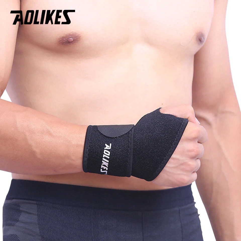 AOLIKES 7937 Thumb Strap Wrist Support / Wrist Wrap / Wristband - Deker Pelindung Pergelangan Tangan