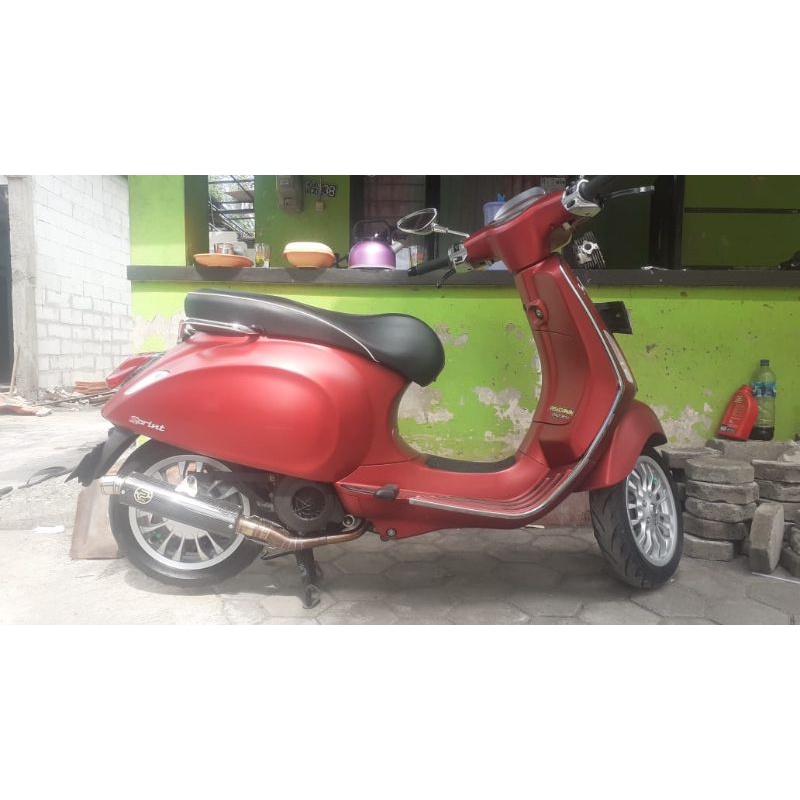 Knalpot Pekajaman Vespa matic All Varian Karbon Original