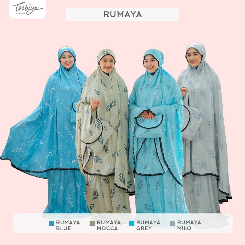 Mukena Tazbiya Allover Rumaya Series Allsize