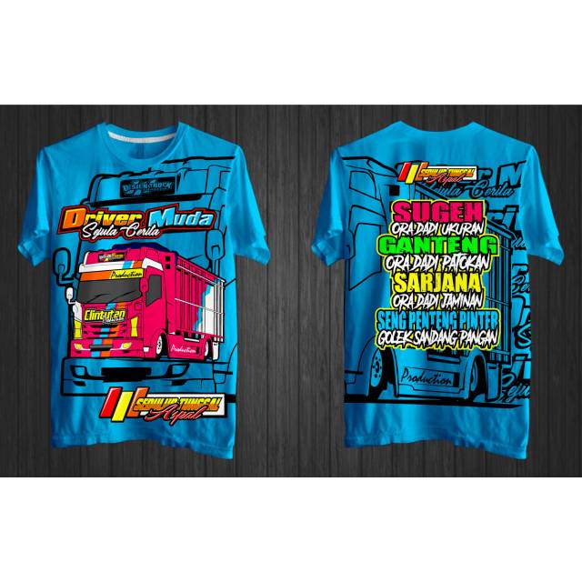 Kaos Truk kaos trek kaos truck kaos driver muda terbaru dan termurah