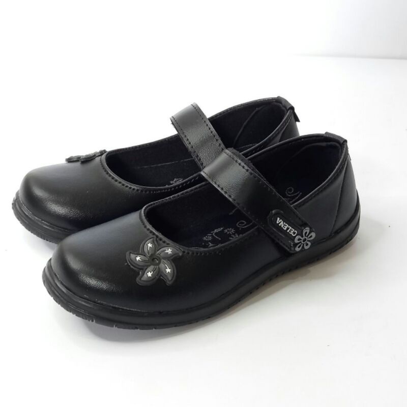 Sepatu sekolah hitam anak perempuan TK SD | Flatshoes Sepatu sekolah anak cewek TK SD