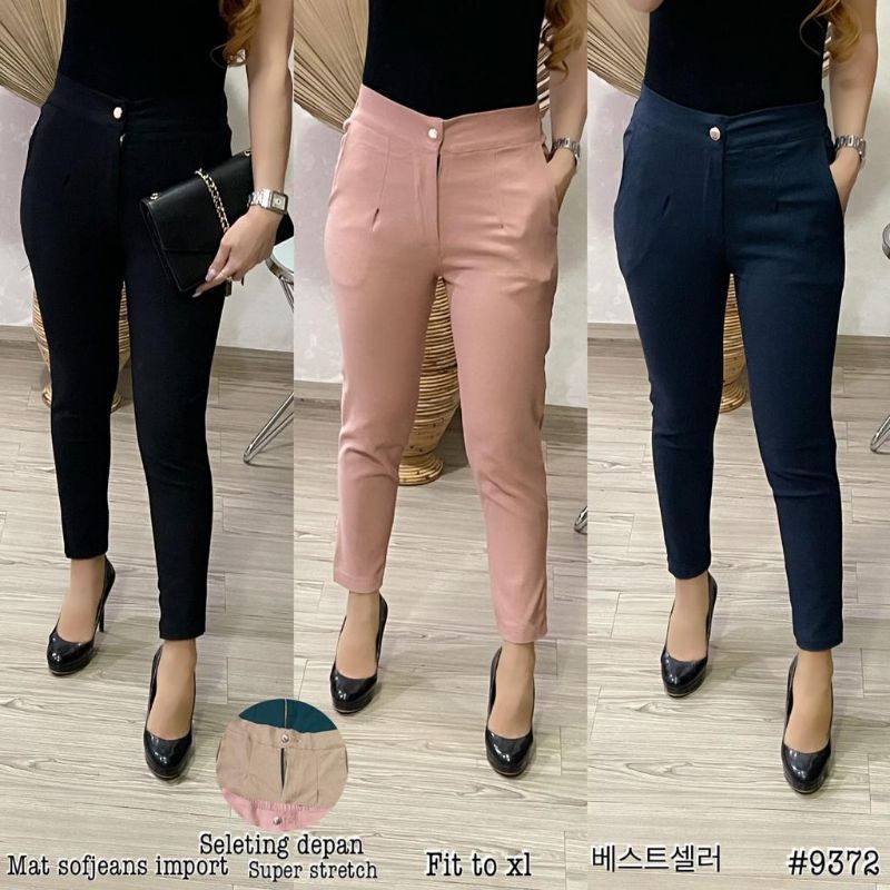 Celana Wanita SoftJeans Stretch Import 9372