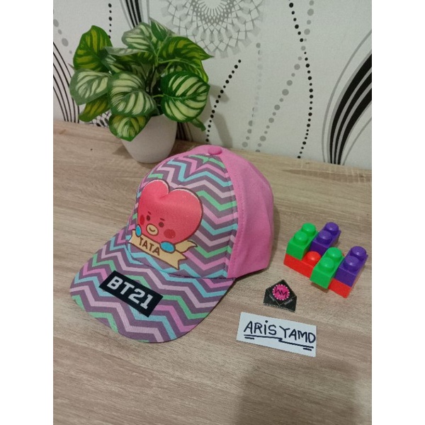 AM | Topi Baseball Anak Perempuan Seri K-Pop BTS usia 2-9thn-TATA