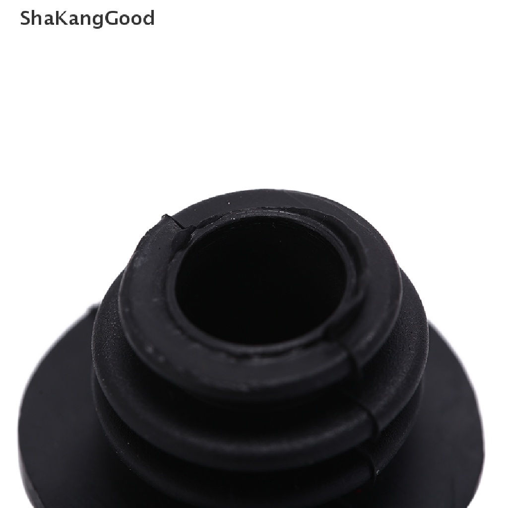 Skid 4pcs Tutup Ujung Stang Sepeda Mini Bahan Karet Warna Hitam