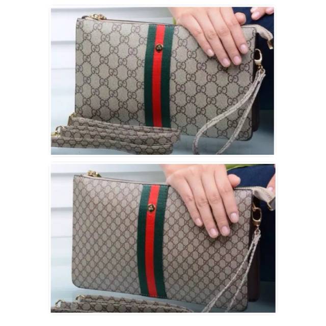 Tas Clucth Bag Gucci EMBOS SEMI ORI