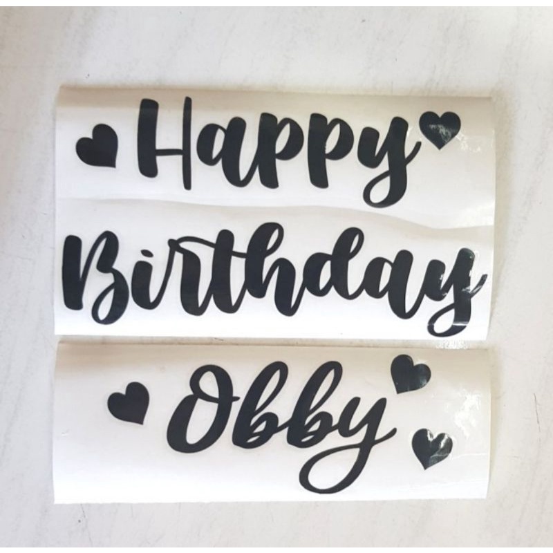 sticker stiker balon pvc custom