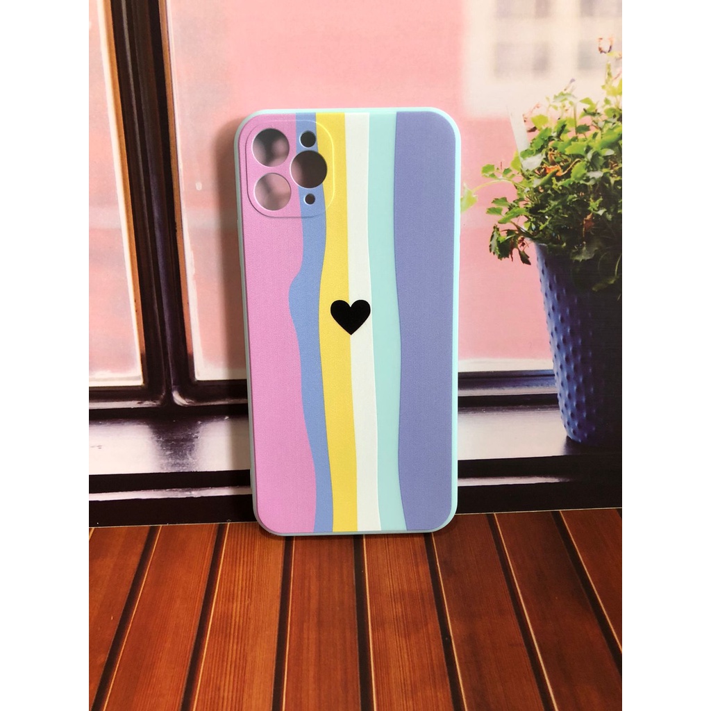 CASE MOTIF IPHONE 11 PRO MAX SOFT CASE MOTIF RAINBOW FOR IPHONE 11 PROMAX