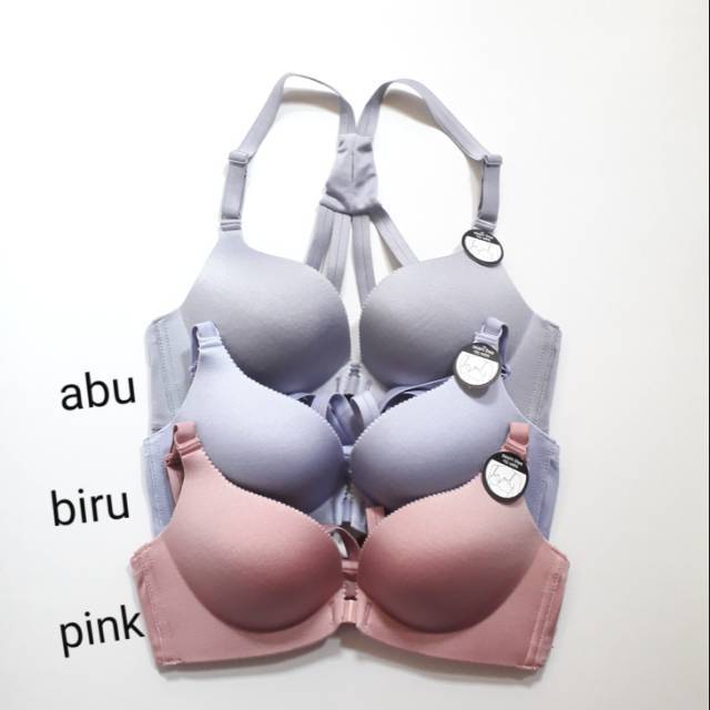 Bra Pierre Cardin Tanpa kawat kait depan 609-61997 Size 32B