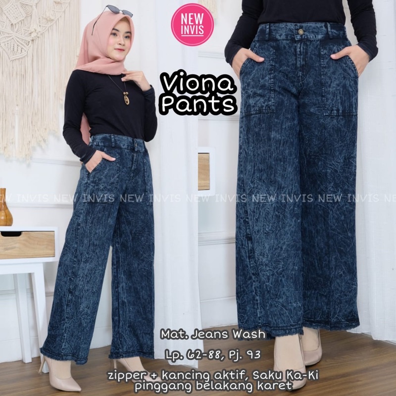 VIONA KULOT JEANS WASH LP 62-88CM PJ 93CM