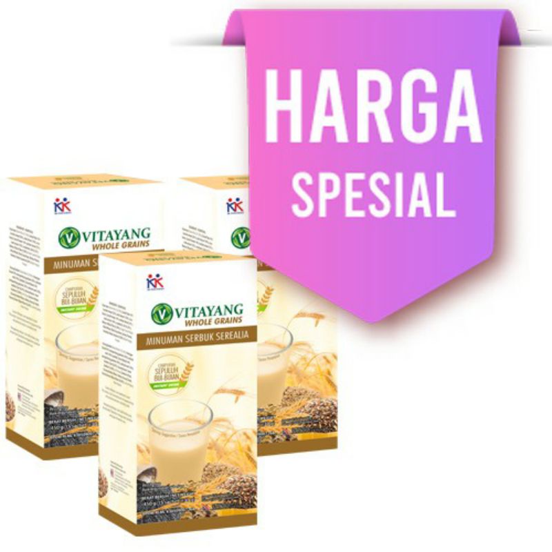 

Paket 3Box Vitayang Whole Grains, Sereal Whole Grains