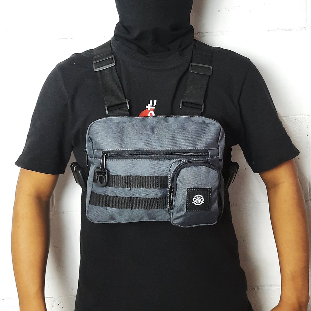 Tas Dada Chest Bag Original Pria Wanita Cowok Cewek Tactical Rig Bag Outdoor Murah REMUX