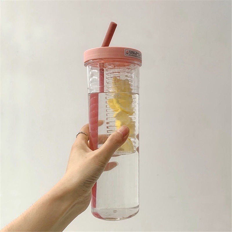 BOTOL MINUM INFUSE JUICE STRAW 700 ML TUMBLR [SWEETSPACE]