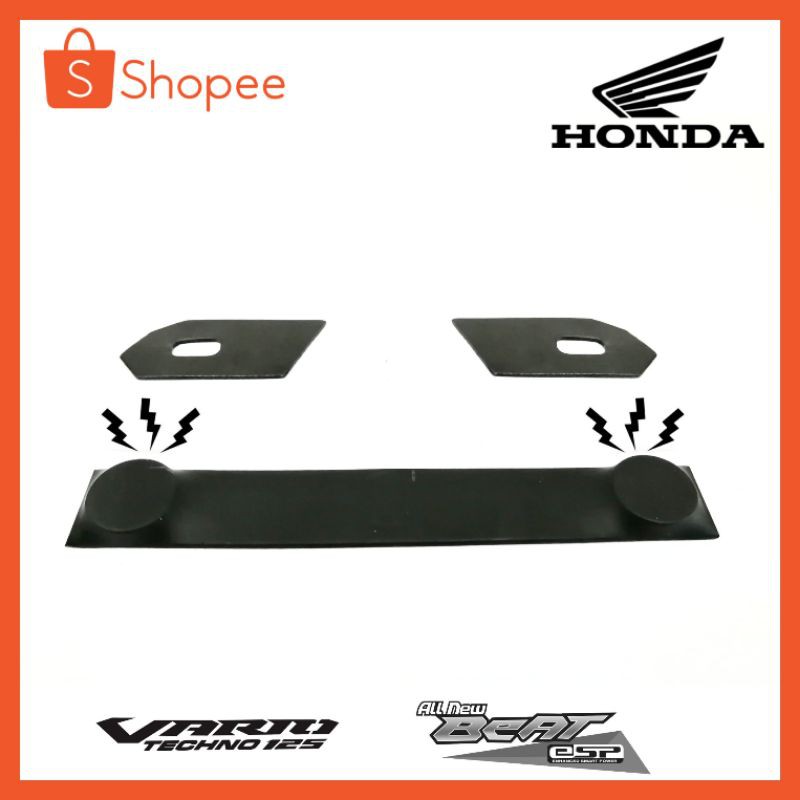 Bracket Dudukan Plat Nomor Magnet Honda Vario Beat Street New