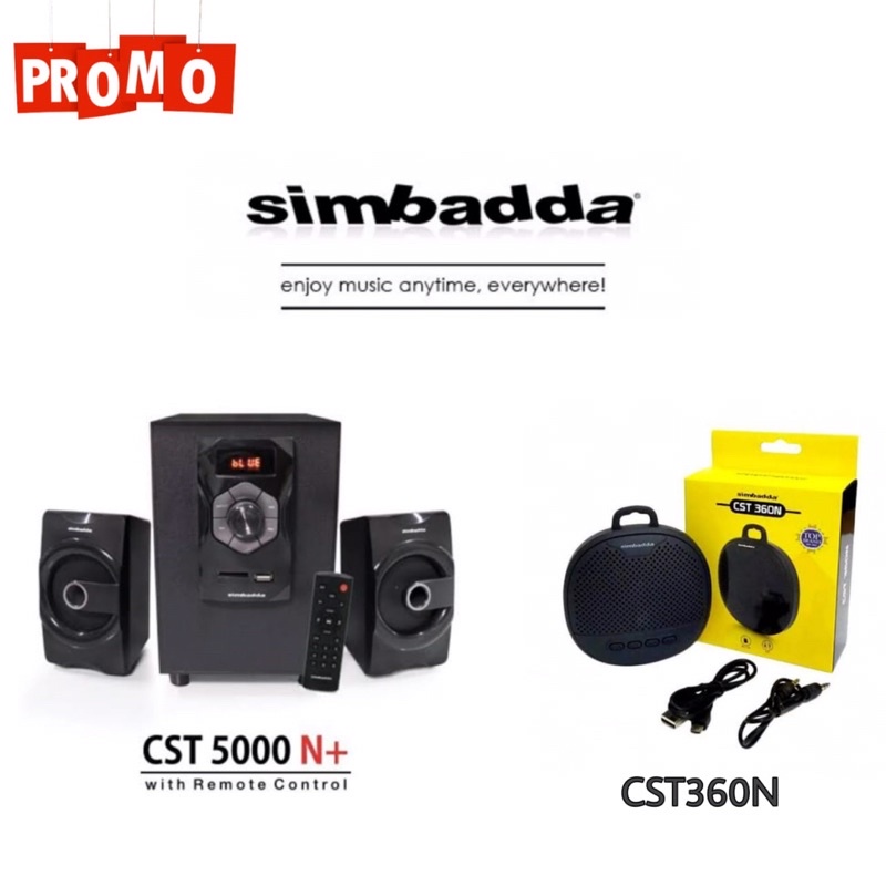 Promo Paket Speaker Simbadda Cst5000n plus + Cst360n