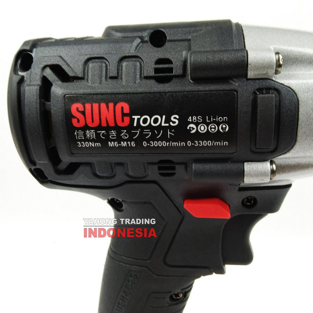 Mesin Impact Baterai Cordless Impact Wrench BRUSHLESS 48S 99VF SUNC TOOLS