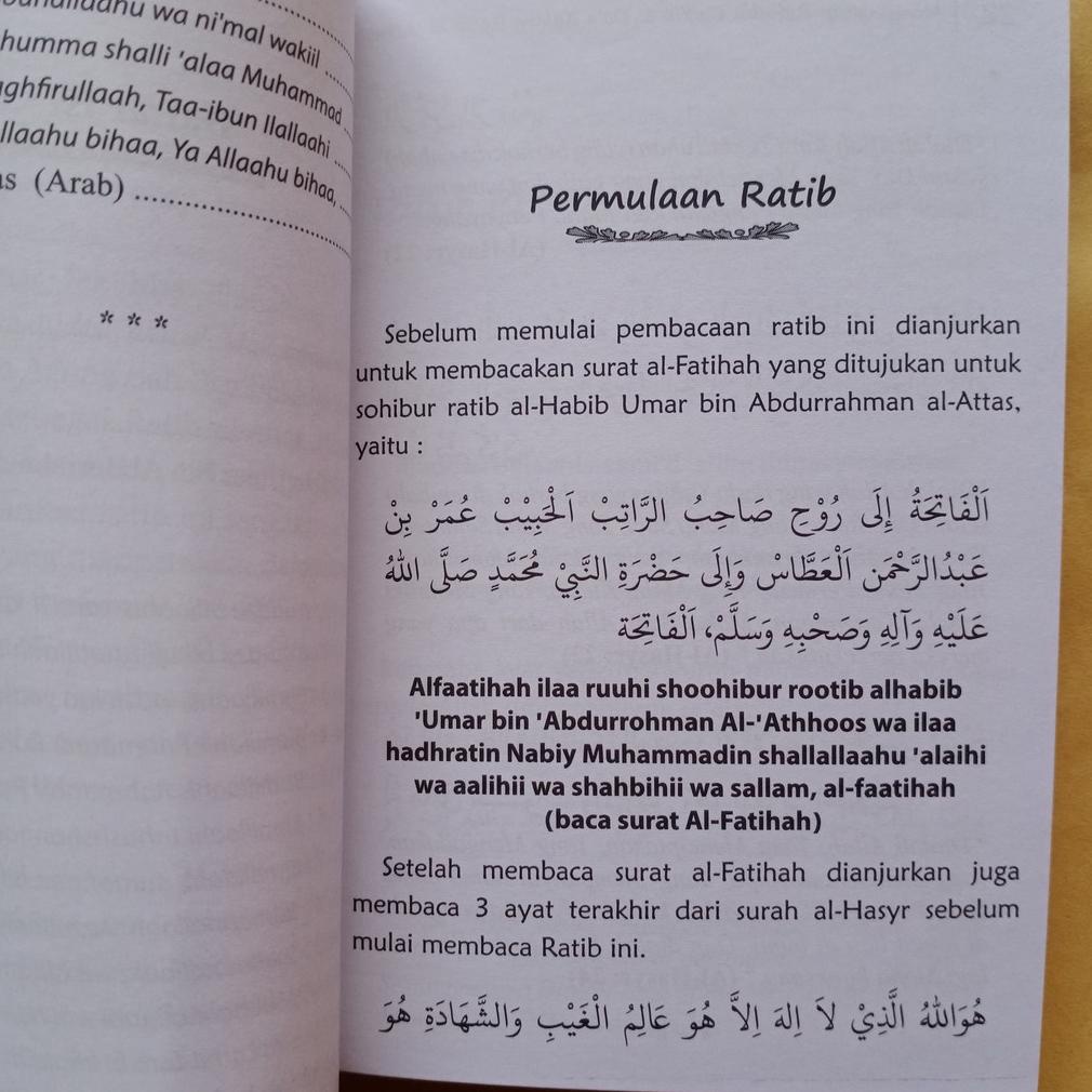 Ratib Al Athos Latin | pendidikanislam.id