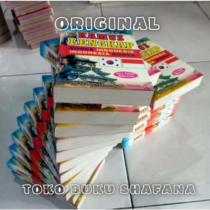 ORIGINAL !!! BUKU KAMUS LENGKAP BAHASA KOREA {KOREA-INDONESIA INDONESIA-KOREA}