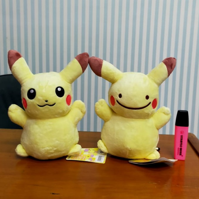 Boneka pokemon ori squirtle bulbasaur charmandeer clifairy Size 17cm/8&quot;/Boneka teman pokemon/Boneka Pikachu