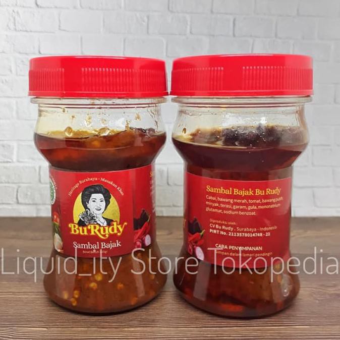 

terlaris01 SAMBAL BAJAK TERASI BU RUDY Surabaya original - batch selalu baru