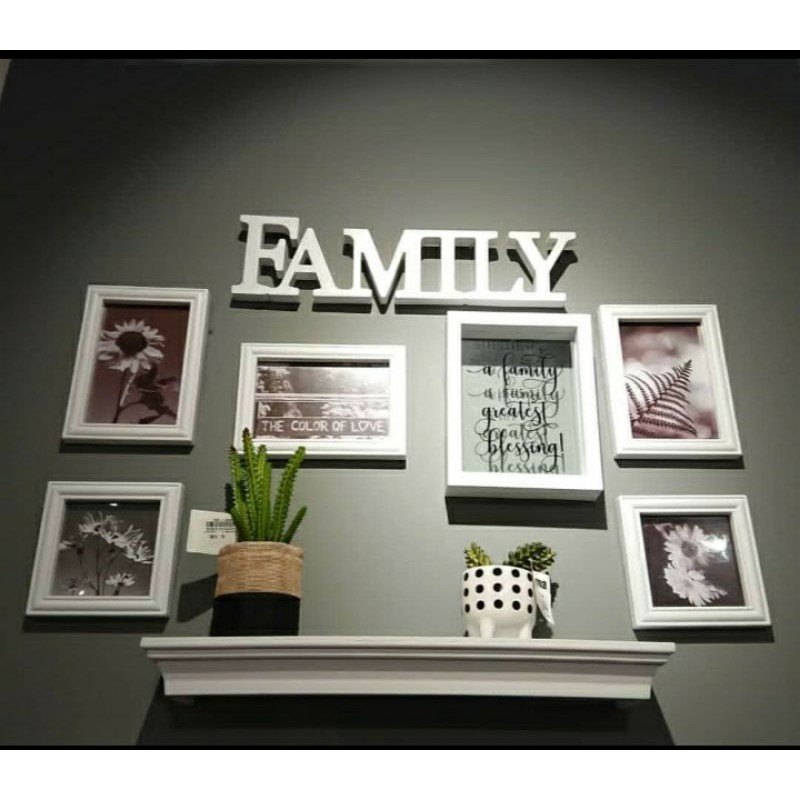 BINGKAI FOTO / FOTO FRAME / FRAME SET FAMILY + AMBALAN